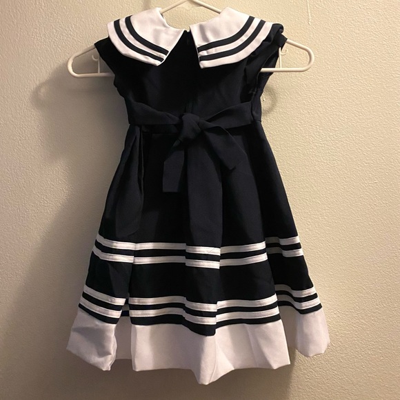 Bonnie Jean Navy Sailor Dress - Picture 3 of 4